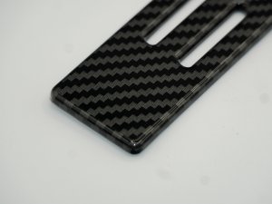 Ford Bronco Front Grille Letter Kit - Carbon Fiber Finish w/ Red R